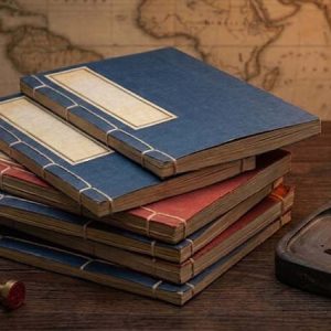 Traditional thread-bound Taoist scripture books
