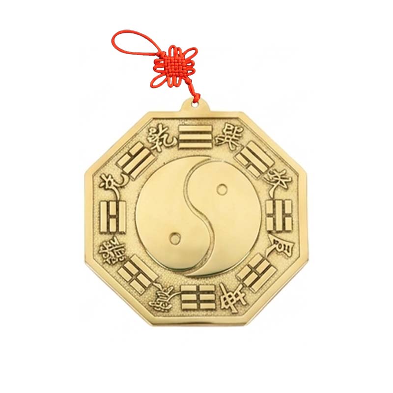 Consecrated Solid Brass Tai Chi Ba Gua Mirror - 5 Inches | Traditional Feng Shui Protection & Evil Warding Amulet 【開光鎮宅】5吋純銅太極八卦鏡 | 住宅風水化煞法器 抵御形煞 招財納福 - Image 4
