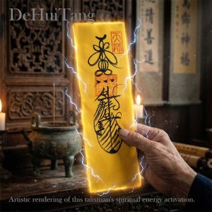 Mt. Longhu Celestial Master Consecrated Peace & Protection Talisman (Daoist Safeguard Fu)