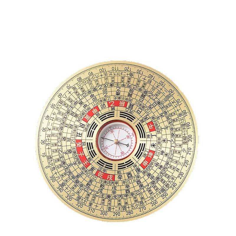 Consecrated Solid Brass Feng Shui Compass (8cm, 330g) | Professional Portable Luo Pan for Energy Assessment & Home Protection 【開光鎮宅】8cm全銅便攜風水羅盤擺件(330g重工) | 專業測量方位 分析氣場 擇方化煞 調節運勢 - Image 4