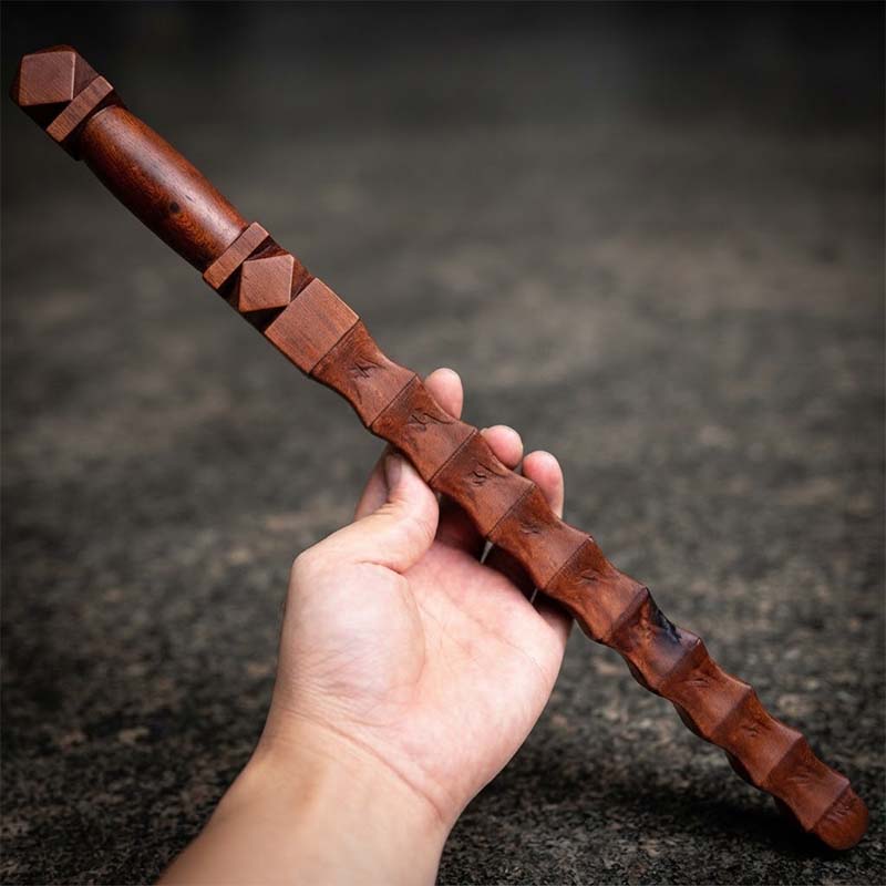 Consecrated Thunder-Struck Jujube Wood Spirit-Striking Whip - 40cm | Daoist God-Beating Ritual Whip for Exorcism & Spirit Command - Image 4