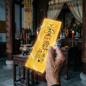 Mt. Longhu Consecrated 2027 Tai Sui Talisman (Zhi Nian Tai Sui Fu) - Grand General Miao Bing | Ward Off Annual Misfortune for Goat, Ox, Dog, Rat & Dragon