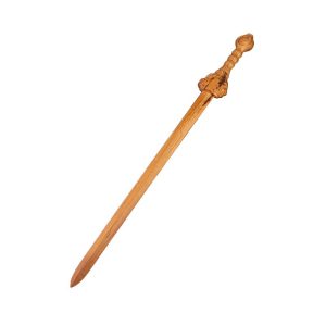 Consecrated Thunder-Struck Jujube Wood Celestial Master Sword - 80cm | Zhang Daoling Tianshi Jian Daoist Exorcism Blade
