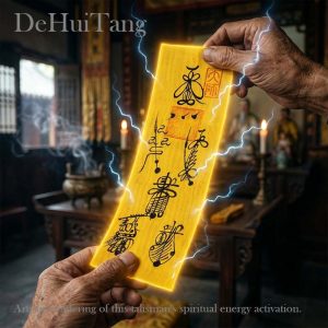 Mt. Longhu Celestial Master Consecrated Five Elements Thunder & Lightning Talisman (Wu Lei Fu)