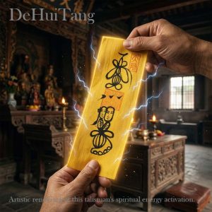 Mt. Longhu Celestial Master Consecrated Marital Harmony Talisman (Fu Qi He He Fu)