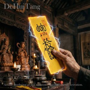 Mt. Longhu Celestial Master Consecrated Love Harmony & Relationship Synergy Talisman (Yin Yuan He He Fu)