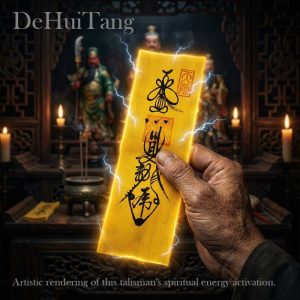 Mt. Longhu Celestial Master's Prosperity TalismanConsecrated for Abundance, Wealth, and Good Fortune.
