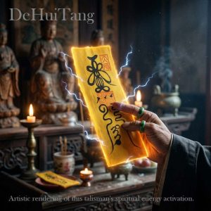 Mt. Longhu Celestial Master Consecrated Luck Transformation Talisman (Zhuan Yun Fu)