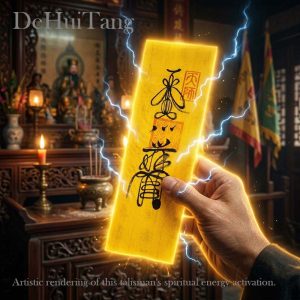 Mt. Longhu Celestial Master Consecrated House Blessing & Safeguard Talisman (Zhen Zhai Fu)