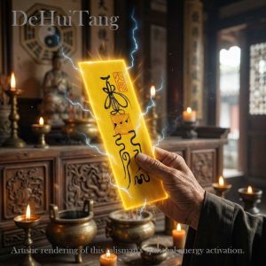 Mt. Longhu Celestial Master Consecrated Anti-Villain & Gossip Protection Talisman (Fang Xiao Ren Fu)