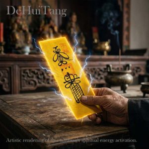 Mt. Longhu Celestial Master Consecrated Evil Dispelling & Protection Talisman (Qu Xie Fu)