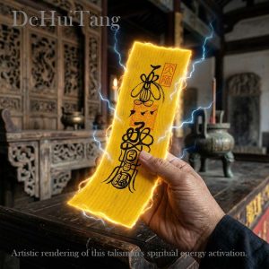 Mt. Longhu Celestial Master Consecrated Exorcism & Evil Rejection Talisman (Qu Gui Fu)